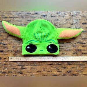 Yoda Grogu Warm Hat with Pull Down Face Cover Star Wars